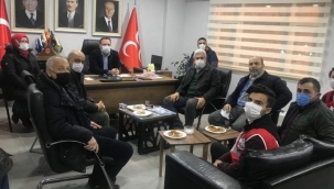 Hendek'te Kızılay Şube Başkanı Sami Bağdatlı'dan Teşekkür Ziyareti