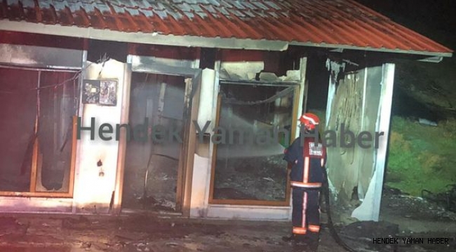Hendek'te  Kocaahmetler Mahallesi'nde Yangın