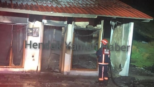 Hendek'te Kocaahmetler Mahallesi'nde Yangın