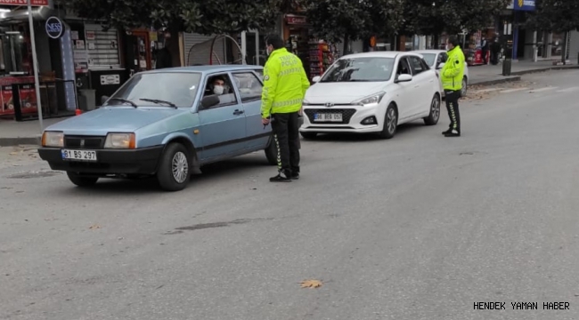 Hendek’te Kurallara Uymayıp Sokağa Çıktılar Cezayı Yediler