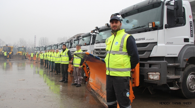 Sakarya Büyükşehir karla mücadele için hazırlıklarını tamamladı