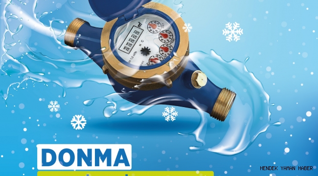 SASKİ Vatandaşlara su sayaçları için don uyarısı Yaptı