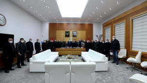  Başkan Ekrem Yüce Hendekli Muhtarları Ağırladı