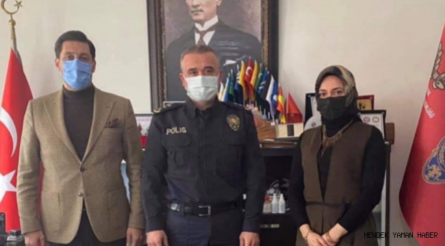 Baykal Ve Dündar’dan Hendek İlçe Emniyet Müdürü Şevket İlhan’a Nezaket Ziyaret