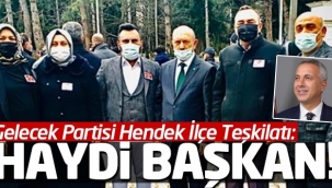 Gelecek Partisin'den Başkan Babaoğluna Çağrı
