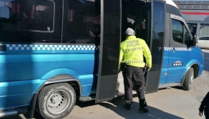Hendek’te Otobüslere Korona Denetimi