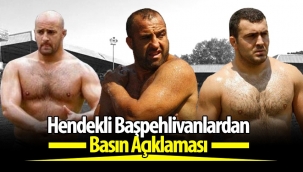 Hendekli Başpehlivanlar Basın Açıklamasında Bulundu