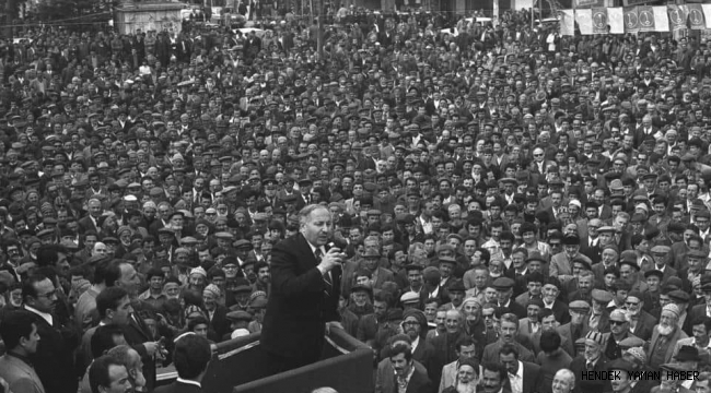 Hendekli Siyasiler Milli Görüş Lideri Necmettin Erbakan'ı Andı