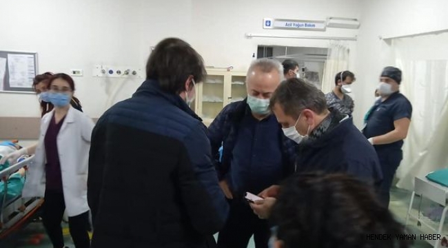 İl Sağlık Müdürü Aziz Öğütlü Yaralıları Ziyaret Etti
