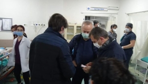 İl Sağlık Müdürü Aziz Öğütlü Yaralıları Ziyaret Etti