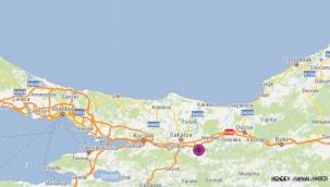 Komşu ilçe Akyazıda  Deprem