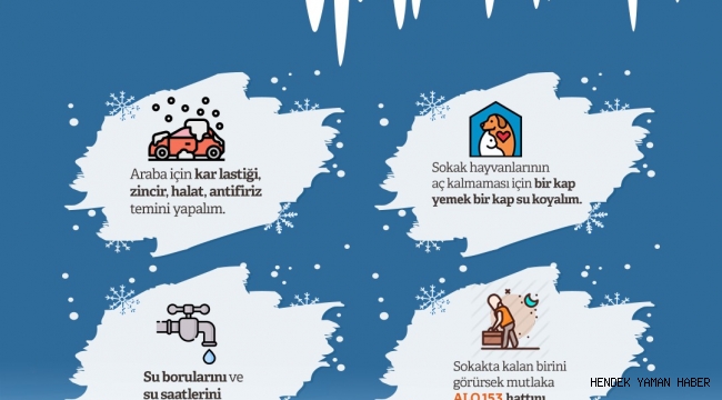 Sakarya Büyükşehir’den kar yağışı ve buzlanmaya karşı uyarı