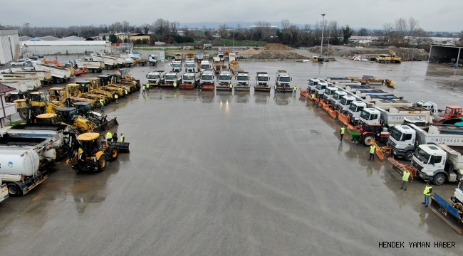 Sakarya Büyükşehir Karla Mücadeleye Hazır