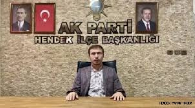 Ak Parti Hendek  Gençlik Kolları Başkanı Ali Torunoğlu Miraç Kandilini Kutladı