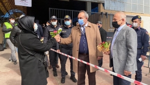 Hendek'te Acır'dan Koronavirüs Denetimi