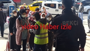 Hendek'te HES kodu olmayanlar Salı pazarına alınmadı 