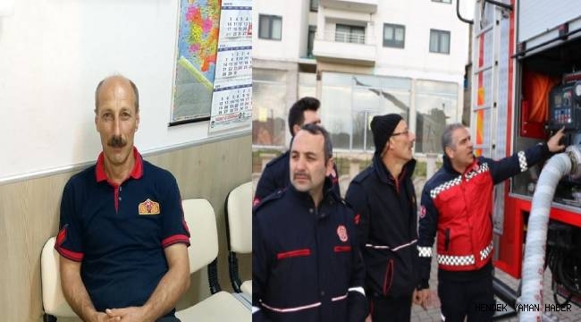 Hendek'te Hüseyin Acıbal İtfaiye Grup Amiri Oldu