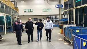 Hendek'te Jandarma' OSB'de Kovid Denetimi Gerçekleştirdi