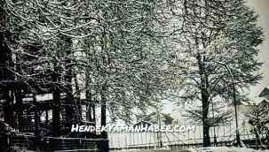 Hendek’te Kartpostallık Kar Manzaraları