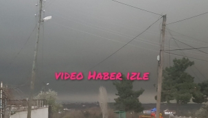 Hendek'te Kısa Süreli Yağan Dolu Vatandaşları Korkuttu