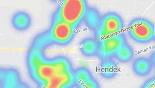 Hendek'te Risk Haritasında Bazı Mahalleler Yeniden Kırmızı Renge Büründü