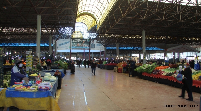 Hendek'te Salı pazarına HES kodu şartı