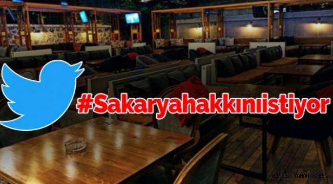 Twitter'da #sakaryahakkınıistiyor etiketi ile kampanya başlatıldı.