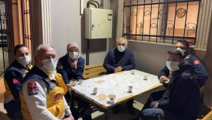 Ali İnci Sahurda Sağlık Çalışanlarını Ziyaret Etti