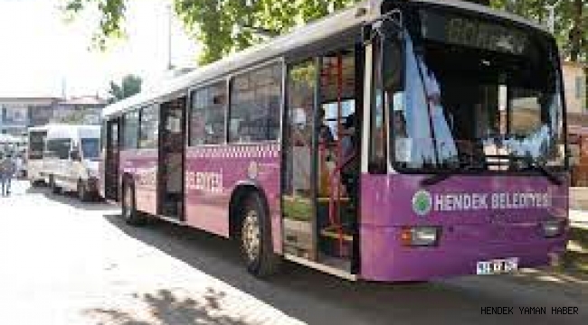 Hendek'te Belediye'den  Askeri Öğrenci Sınavına Girecek Adaylara Ulaşım Kolaylığı