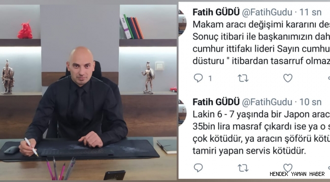 Fatih Güdü'den manidar paylaşım