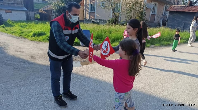 Hendek Hayat Arama Kurtarma 23 Nisan'da Çocukların Yanındaydı