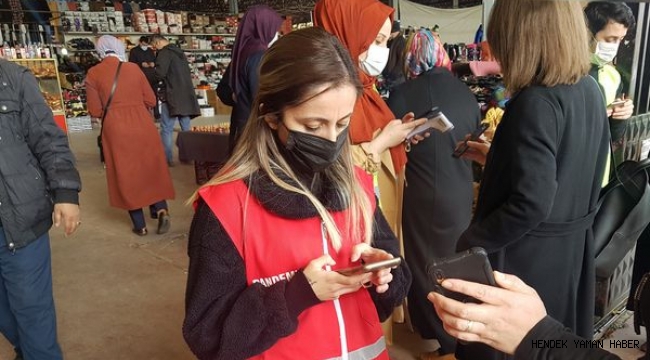 Hendek Salı Pazarına Başkasına Ait (HES) Kodu İle Girmeye Çalıştılar