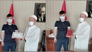 Hendek'te Hollanda Vatandaşı İslamiyeti Seçti