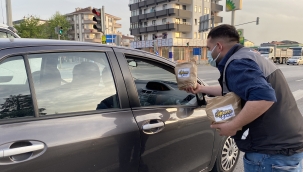 Hendek’te İftara  5 Kala  Hendek Ak Gençlik Yanında 