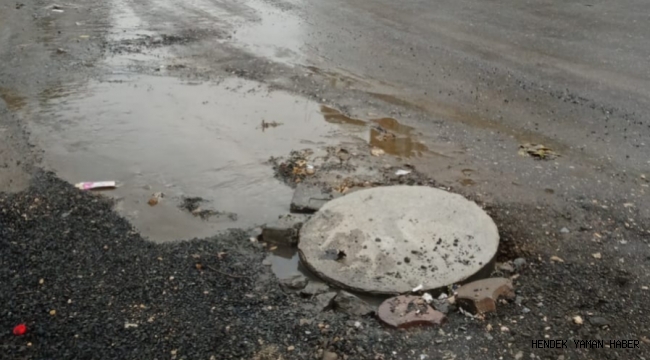 Hendek'te Rögar Kapakları Tehlike Saçıyor