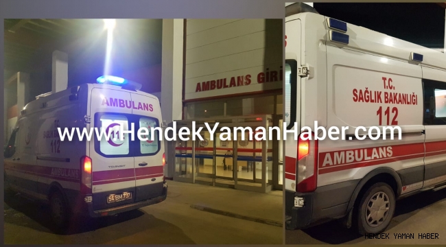 Hendek'te Vurgun 1 Yaralı