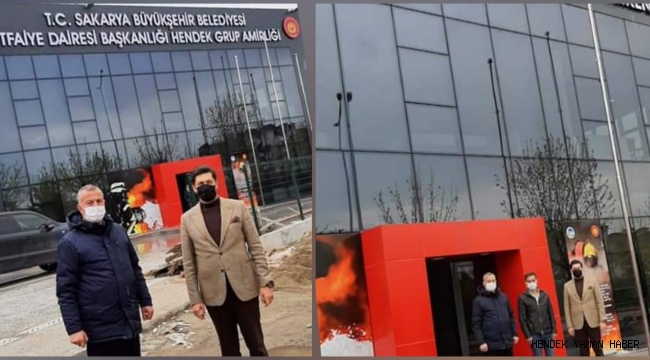 Hendek Yeni İtfaiye Binasını Baykal ve Yönetimi Yerinde inceledi