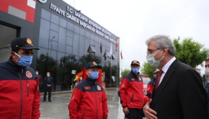 Başkan Ekrem Yüce, Yapımı Tamamlanan Hendek İtfaiye Hizmet Binası'nı ziyaret etti