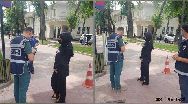 Hendek Sokaklarında İlçe Emniyet Müdürlüğü Ekiplerinden HES Kodu Sorgulaması