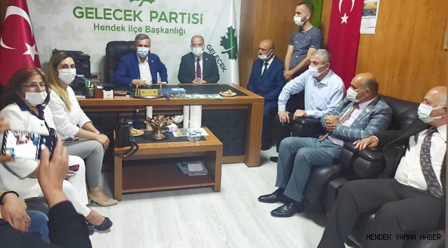 Selçuk Özdağ Hendek Gelecek Partisi İlçe Teşkilatını Ziyaret Etti