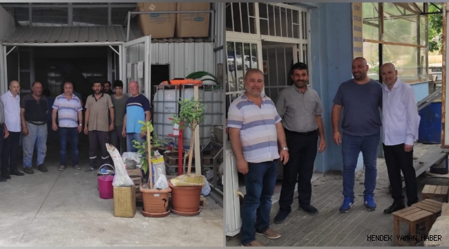 Başkan Adaylığını Açıklayan Çolak Esnaf Ziyaretinde Bulundu