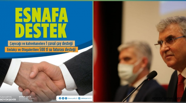 Esnaf destekleri için başvurular başladı