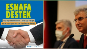 Esnaf destekleri için başvurular başladı