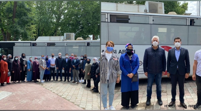 Hendek Ak Parti Kan Bağışı Kampanyasına Destek Oldu
