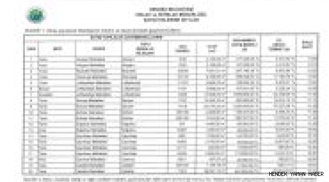 Hendek Belediyesi 20 Ayrı Arsa, Tarla, Bahçe ve Kavaklık İçin İhale Uyarısı Yaptı