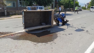 Hendek Çağlayan Yolu Üzerinde Pat Pat Devrildi 3 Yaralı 