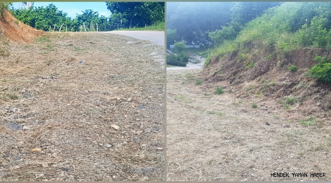 Hendek Yeşilköy’de Bitmeyen Yol Genişletme Çalışması
