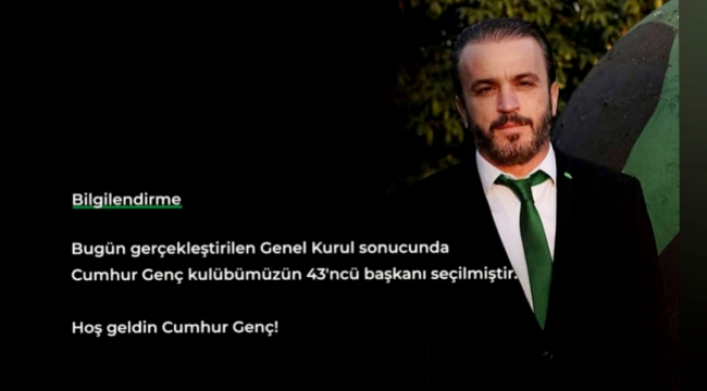 Sakaryaspor'da  Yeni Başkan Cumhur Genç Oldu