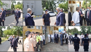 Hendek'te Protokol Bayramlaştı