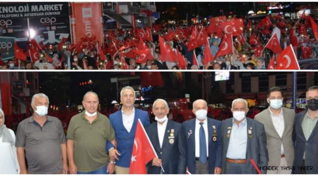 Hendek Meydan 15 Temmuz Gecesi Doldu Taştı